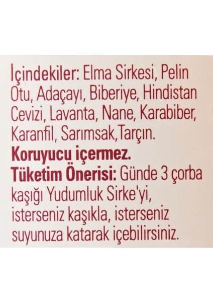 Kemal Kükrer Yudumluk Dört Hırsız Sirkesi Cam 500 ml modelleri