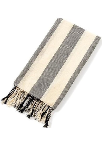 Havlusu Plaj Havlusu Siyah