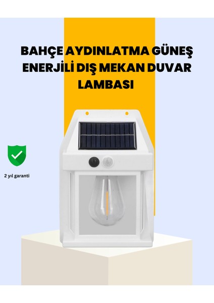 Sensörlü Solar LED Dış Duvar Aydınlatma - CHT7565-4089