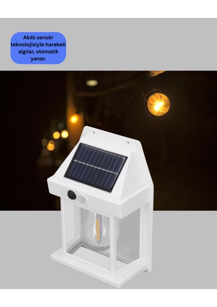 Sensörlü Solar LED Dış Duvar Aydınlatma - CHT7565-4089 modelleri