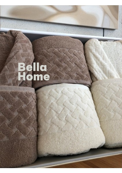 8 Parça Hasır Aile Bornoz Seti - Çeyiz Seti - %100 Pamuk - Orijinal Lüks Kutu fiyatları