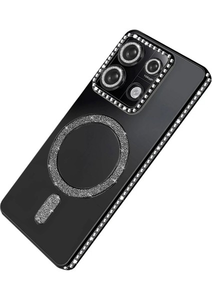 Xiaomi Redmi 13C Joke Simli Magneticsafe Kılıf - SIYAH-(5796) - M819R072-K97819 fiyatları