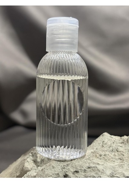 100 Adet 50 ml Boş Plastik Şişe DNZ21 Şeffaf Kapak