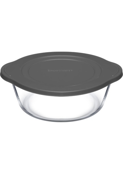 , Gri Plastik Kapaklı Tencereler, 1450 cc