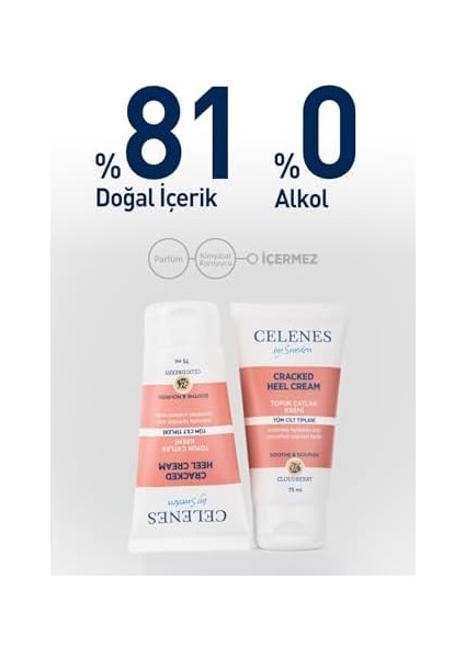 Celenes Cloudberry Topuk Çatlak Kremi (75 Ml) modelleri