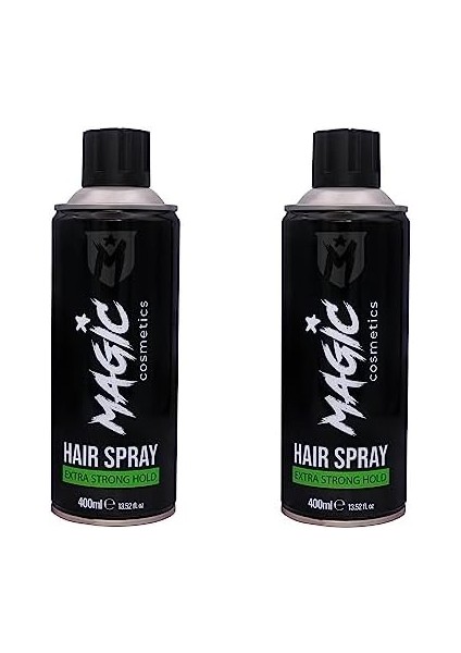 Magic Cosmetics Saç Şekillendirme Spreyi 400 ml | Saç Spreyi | Ekstra Güçlü Tutuş | Tüm Saç Tipleri Için Şekillendirici | Kadın ve Erkekler Için Saç Spreyi | Ekstra Hacim | Uzun Süre Kalıcı Tutuş