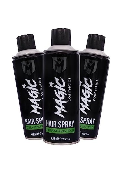 Magic Cosmetics Saç Şekillendirme Spreyi 400 ml | Saç Spreyi | Ekstra Güçlü Tutuş | Tüm Saç Tipleri Için Şekillendirici | Kadın ve Erkekler Için Saç Spreyi | Ekstra Hacim | Uzun Süre Kalıcı Tutuş modelleri