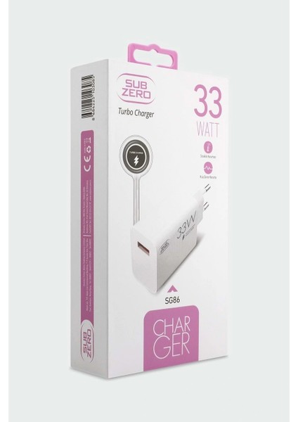 SG86 33W Turbo Fast Şarj Başlığı | Pd & Qc Destekli Hızlı Şarj Adaptörü modelleri