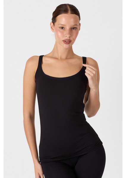 Kadın 3'lü Ince Askılı Sırtı Açık Modal Atlet 3M1034 1034 fiyatları