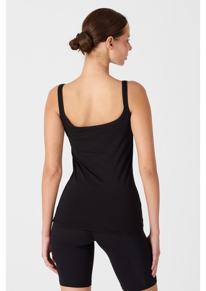 Kadın 3'lü Ince Askılı Sırtı Açık Modal Atlet 3M1034 1034