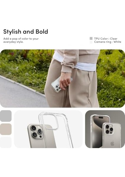 Ciel By 15 Pro Max Kılıf Cecile Crystal Clear - ACS06626 modelleri