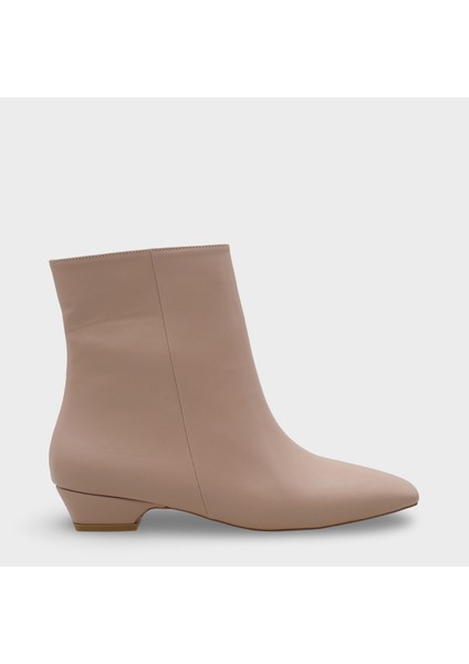 Evie Kısa Topuklu Yandan Fermuarlı Küt Burun Kadın Bot fiyatları