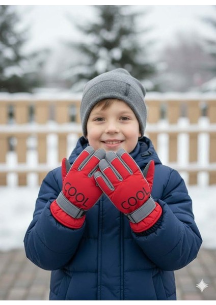 Kitti 422-17 9-14 Yaş Kar Kayak Eldiveni