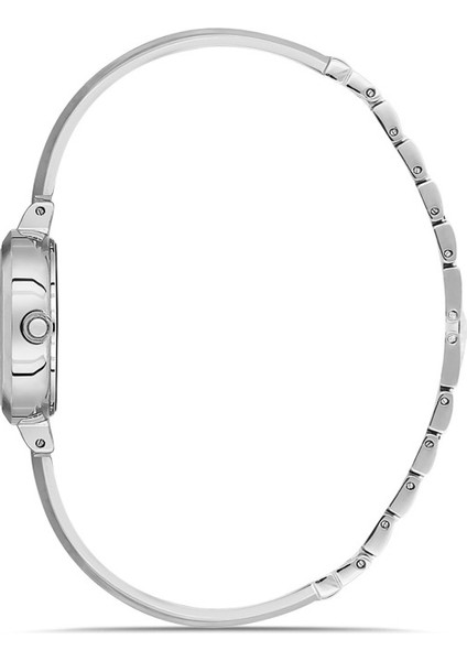 RMS.1.AG2106.12 Minimal Taşlı Tasarım Kristal Cam 3 Atm Suya Dayanıklı Metal Renk Kadın Kol Saati fiyatları