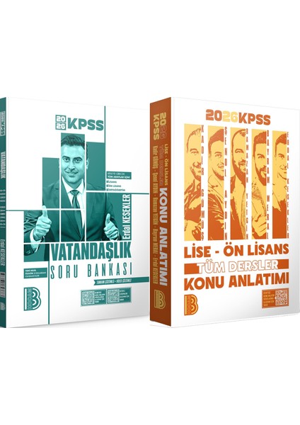 2026 Kpss Lise Ön Lisans Tüm Dersler Konu - 2026 Kpss Vatandaşlık Tamamı Çözümlü Soru Bankası