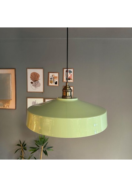 Açe Mint Tekli Eskitme Lale Başlık Avize Retro Sarkıt Ofis Showroom Salon Mutfak Avizeleri modelleri