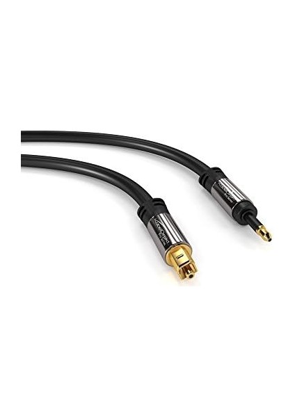 – 1,5m – Mini Toslınk Kablosu (Dijital Ses Kablosu, Optik, Toslınk-Mini Toslınk, Fiberoptik Kablo/lwl, Dijital Ses Sinyalini Televizyona/amplifikatöre/hi-Fi Cihaza Iletir, Siyah) modelleri