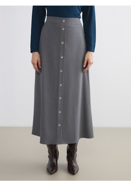 Yeni Sezon Düğme Detaylı A Kesim Etek fiyatları