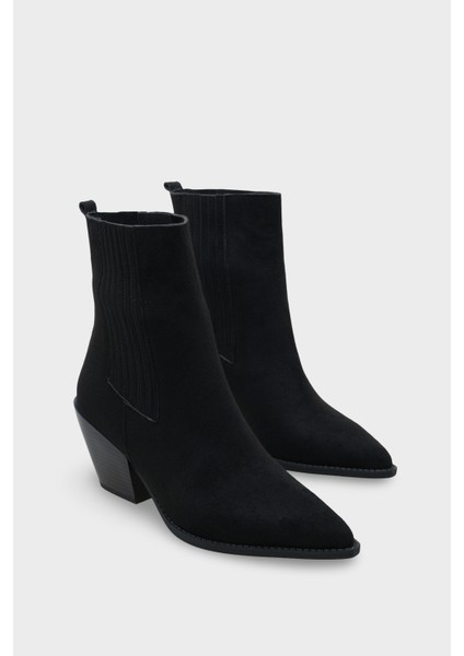 Ellyn Sivri Burunlu Yandan Lastikli Kadın Kovboy Bot