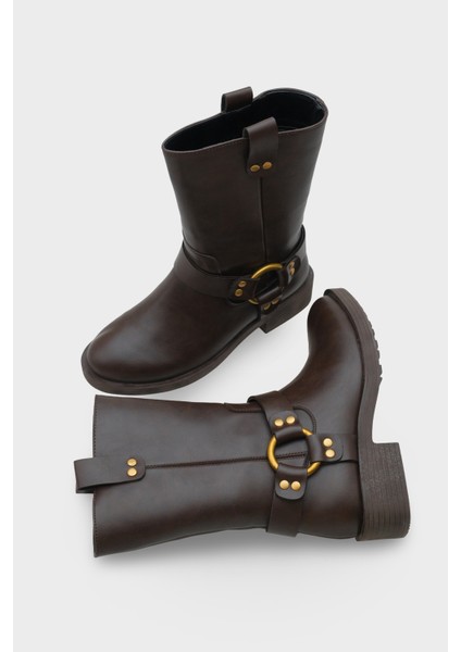 Leslie Metal Aksesuarlı Motorcu Bot