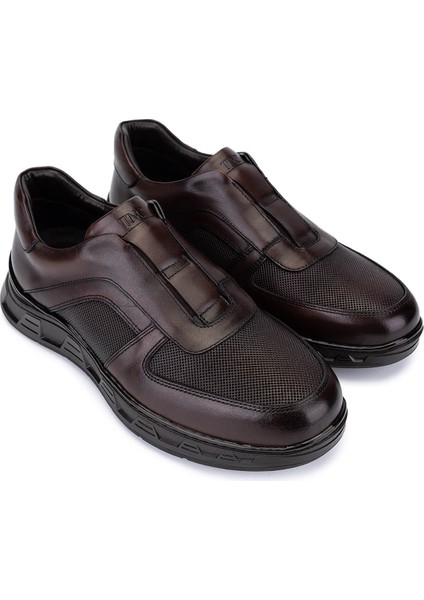 Erkek Hakiki Deri Kahverengi Sneakers & Spor Bot 298 3299-56602 Erk Bot SK25-26 Kahve fiyatları