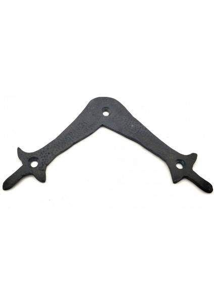 Eco Lounge Antika Tarz Dekoratif Pirinç Zambak Gönye - Üst, 107X107 Mm, Oksit