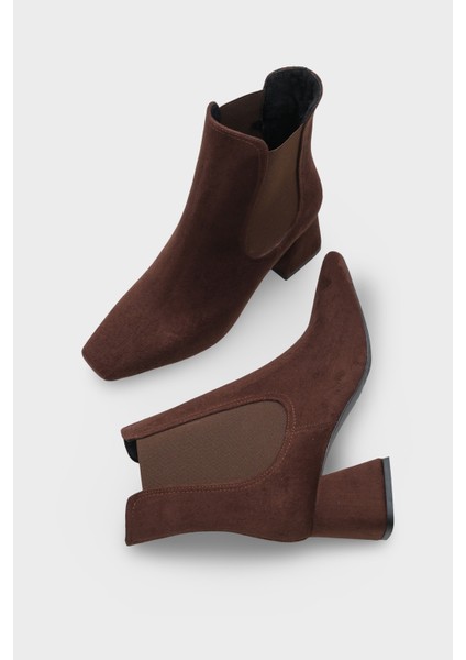 Ronny Sivri Burunlu Yandan Lastikli Kadın Bot