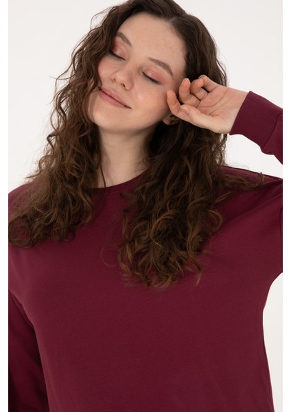 Kadın Vişne Pijama Takım 50318899-VR223 fiyatları