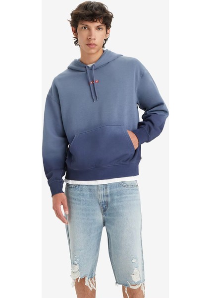 Pamuklu Regular Fit Kapüşonlu Sweat Erkek Sweat A4233