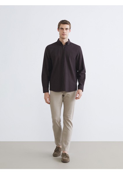 Yeni Sezon Regular Fit Uzun Kollu Erkek Gömlek fiyatları