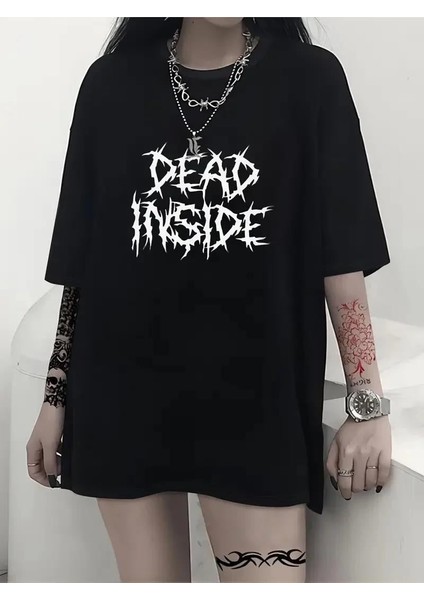 Canlı Harf Baskılı Büyük Boy Oversize Kısa Kollu Tişört - Yumuşak, Nefes Alabilir, Kadınlar Için Rahat Yaz ve Ilkbaharın Vazgeçilmezi - Rahat Kesim, Rahat, Şık Kadın Giysileri - Siyah fiyatları