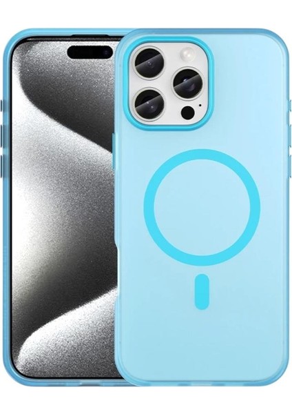 Iphone Uyumlu Metal Tuşlu Slim Mat Renkli Magsafe Destekli Kılıf