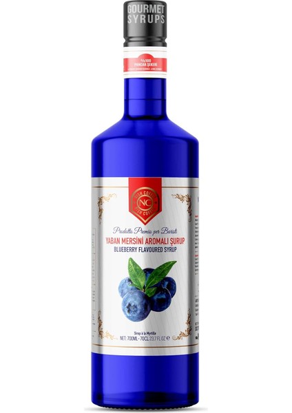 Nish Yaban Mersini (Blueberry) Aromalı Şurup 700 ml - P