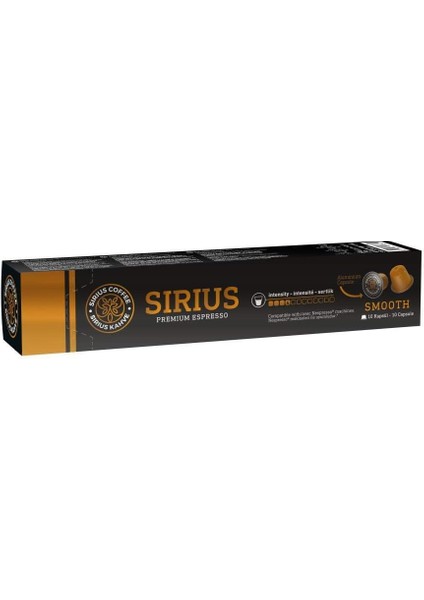 Sirius Premium Kapsül Kahve 4 Smooth (Nespresso Uyumlu) - 10 Adet fiyatları