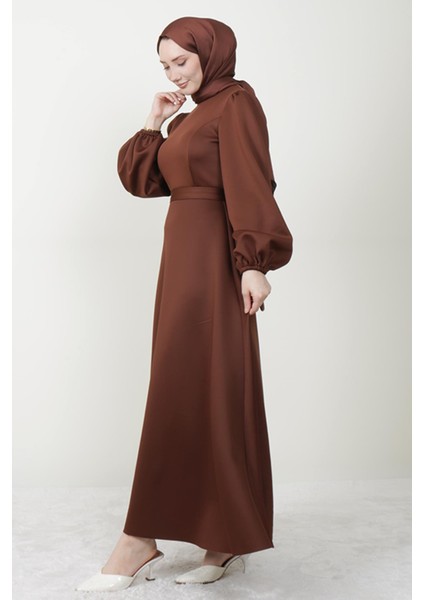 Ronay Tesettür Elbise Kahve fırsatları