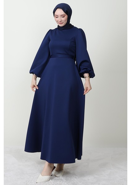 Ronay Tesettür Elbise Lacivert fırsatları