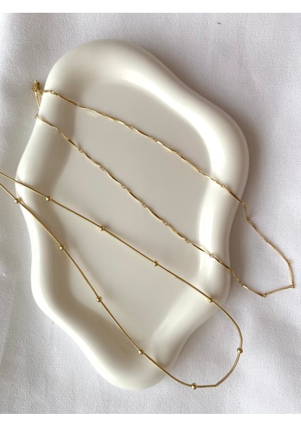 Alpjewel Twist Kararmaz Zincir Kolye Xupıng modelleri