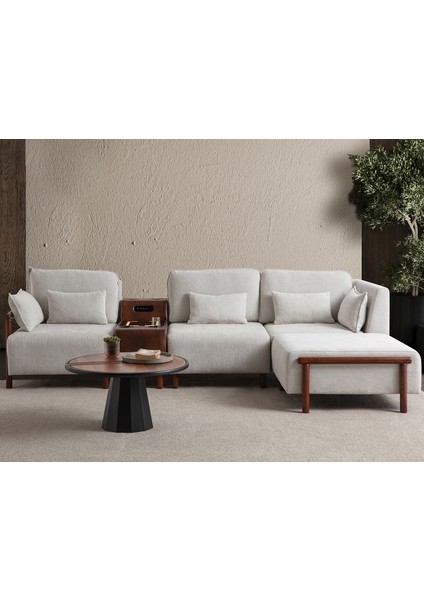 Soft Dinlenme Köşe Takımı Ses Sistemli Sağ