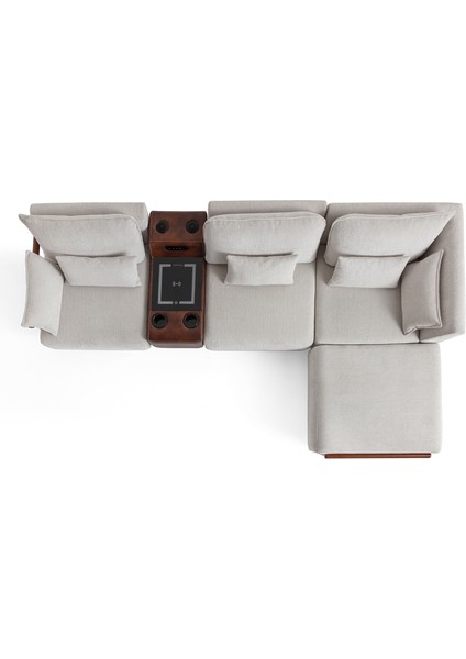 Soft Dinlenme Köşe Takımı Ses Sistemli Sağ