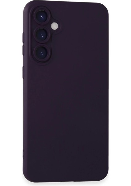 Newface Samsung Galaxy S24 Kılıf Nano Içi Kadife Silikon - Mor