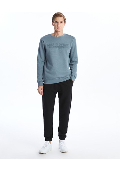 Yeni Sezon Bisiklet Yaka Uzun Kollu Erkek Kalın Sweatshirt fiyatları