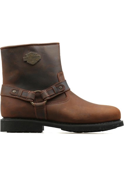 025M0249 Scout Erkek Bot - Koyu Kahverengi Nubuk