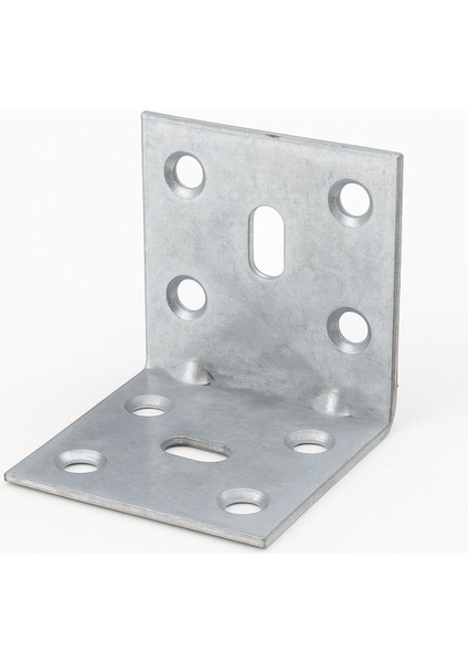 Metal L Demir 40X40X40 mm (50 Adet) Raf Dolap Mobilya Köşe Bağlantı Aparatı Duvar Sabitleme Seti