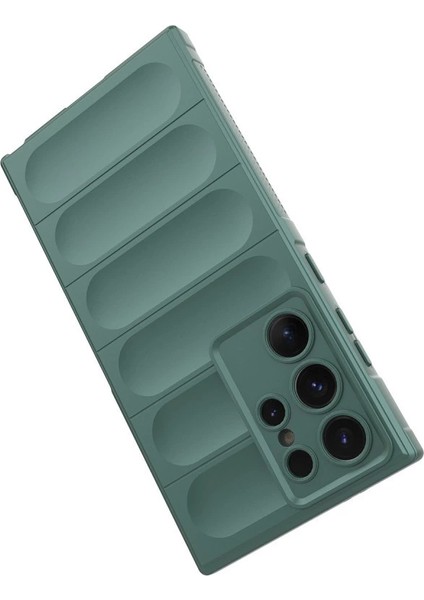 Newface Samsung Galaxy S24 Ultra Kılıf Optimum Silikon - Koyu Yeşil fiyatları