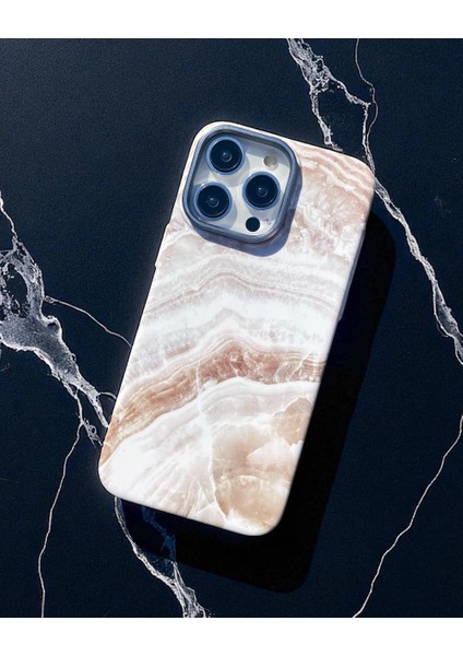 Iphone Uyumlu Premium Marble Gizli Magsafe Destekli Kılıf