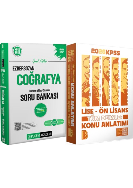 2026 Kpss Lise Ön Lisans Tüm Dersler Konu - 2026 Kpss Ezberbozan Coğrafya Çözümlü Soru