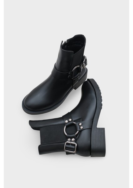 Lianne Metal Aksesuarlı Lastikli Motorcu Bot indirimleri