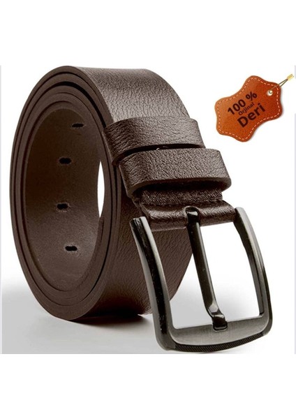 2 Adet Erkek 100 % Hakiki Deri Kot Kemer Siyah / Kahverengi indirimleri