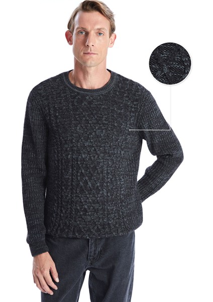 Yeni Sezon Bisiklet Yaka Erkek Triko Kazak