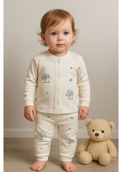 %100 Pamuk Bebek Pijama Takımı